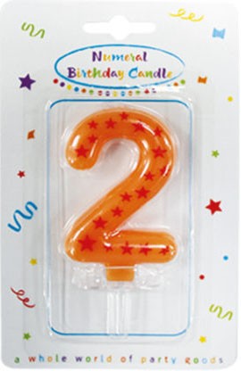 Bunte Kuchen Kerze, Nummer 2