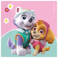 Paw Patrol Skye and Everest Servietten 20er Pack 33x33 cm