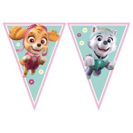 Paw Patrol Skye and Everest Fahnengirlande