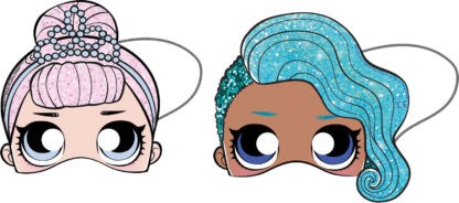 LOL Surprise! Glitterati Maske, 6 Stücke Maske
