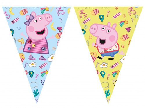 Peppa Wutz Messy Play Wimpelkette 2,3 m