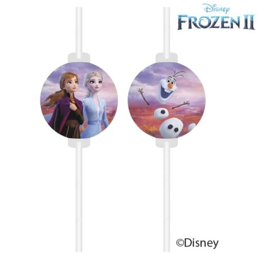 Disney Eiskönigin II Leaf Papierstrohe, (4 Stücke) Set