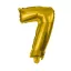 Nummer Gold, Riesen Nummer 7 Folienballon 85 cm