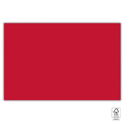 Red Unicolour Papier Tischdecke 120x180 cm