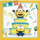Minions The Rise of Gru Servietten 20 Stück 33x33 cm