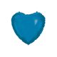 Blue Heart , Blau Herz Folienballon 46 cm