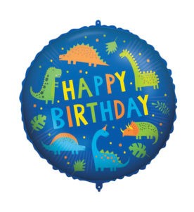 Happy Birthday Dino Folienballon 46 cm