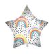 Happy Birthday Rainbow Star Folienballon 46 cm