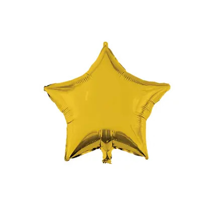 gold Star, gold Star Folienballon 46 cm