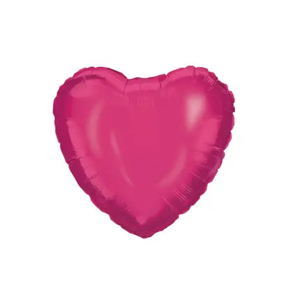 pink Heart , rosa Herz Folienballon 46 cm
