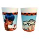 Miraculous Geschichten von Ladybug und Cat Noir Hero Kunststoff Becher 2 Stück Set 230 ml