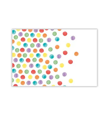 Color Party Dots Tischdecke aus Kunststoff 120x180 cm