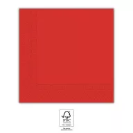 Farbe Unicolour Rote Serviette, 20 Stück, 33x33 cm, FSC