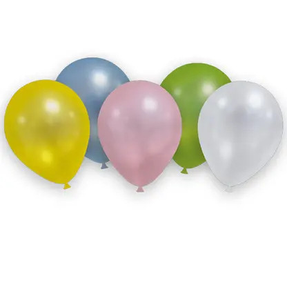 Farbe Metallic Pastellballon, 8 Stk