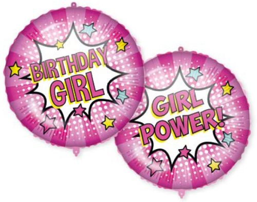 Happy Birthday Girl Folienballon 46 cm