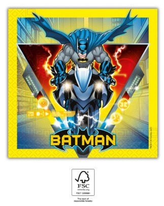 Batman Rogue Rage Serviette 20 Stück 33x33 cm FSC