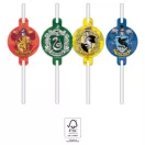 Harry Potter Hogwarts Houses Papierstrohhalm 4-teiliges Set FSC
