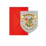 Harry Potter Hogwarts Houses Party-Einladung 6er-Set FSC