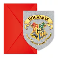 Harry Potter Hogwarts Houses Party-Einladung 6er-Set FSC