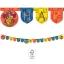 Harry Potter Hogwarts Houses Happy Birthday Schild FSC 2 m