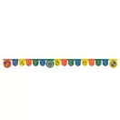 Harry Potter Hogwarts Houses Happy Birthday Schild FSC 2 m