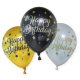 Geburtstag Happy Birthday Ballon, 6 Stk