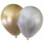 Geburtstag Shiny Silver, Gold Ballon, 6-teiliges Set