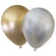 Shiny Silver, gold Ballon, Luftballon 6 Stück