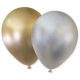 Geburtstag Shiny Silver, Gold Ballon, 6-teiliges Set