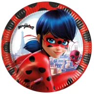  Miraculous Geschichten von Ladybug und Cat Noir Hero Pappteller 8 Stk 23 cm FSC