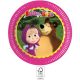 Mascha und der Bär Forest Papierteller 8 Stk 23 cm FSC