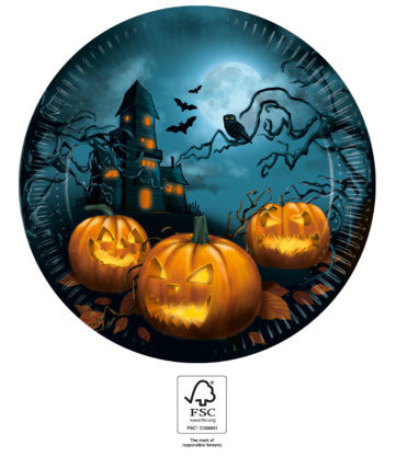 Halloween Sensations Pappteller 8 Stück 23 cm FSC