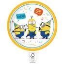 Minions The Rise of Gru Pappteller 8 Stück 23 cm FSC