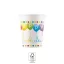 Geburtstag Streamers Happy Birthday Papierbecher 8 Stück 200 ml FSC
