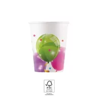 Ballon Sparkling Papierbecher 8 Stk 200 ml FSC