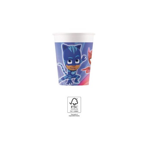 PJ Masks Trio Pappbecher 8 Stk. 200 ml FSC