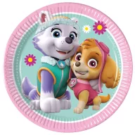Paw Patrol Skye and Everest Pappteller 8 Stk 20 cm FSC