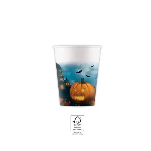 Halloween Sensations Papierbecher 8 Stk. 200 ml FSC