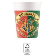 Harry Potter Hogwarts Houses Pappbecher 8 Stück 200 ml FSC