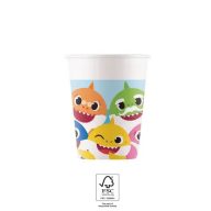 Baby Shark Fun in the Sun Pappbecher 8 Stk 200 ml FSC