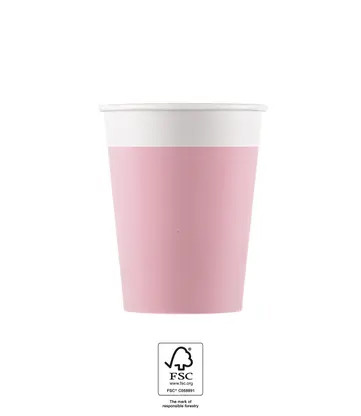 Unicolour Pink Papier (8 Stücke) 200 ml FSC