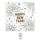 Happy New Year Flares Serviette 20 33x33 cm FSC