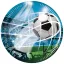 Fußball Soccer Fans Pappteller 8 Stk 23 cm FSC