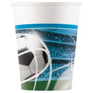 Fußball Soccer Fans Pappbecher 8 Stk 200 ml FSC