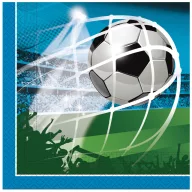Fußball Soccer Fans Serviette 20 Stück 33x33 cm FSC