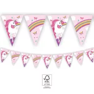 Einhorn Rainbow Colors FSC Wimpelkette 2,3 m