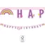 Einhorn Rainbow Colors Happy Birthday Schild FSC 2 m
