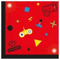 Gamer Gaming Party Serviette 20 Stk 33x33 cm FSC