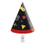 Gamer Gaming Party Partyhut, Dreispitz 6er-Pack FSC