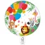Urwald Balloons Pappteller 8 Stk. 23 cm FSC